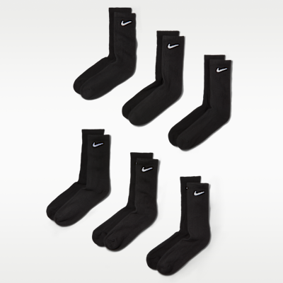 Nike Everyday Cushioned Training Crew Socks (6 Pairs). Nike.com